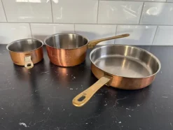 Best Sale Kastruller i koppar med handtag Kobbergenstande