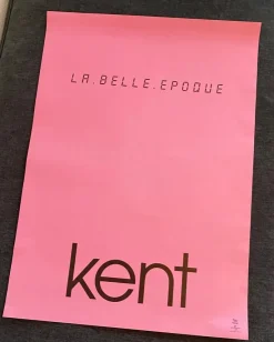 Tradera Kent La Belle Epoque Promo Poster| Musikplakater