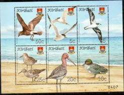 Tradera KIRIBATI - VACKRA FÅGLAR**| Oceanien