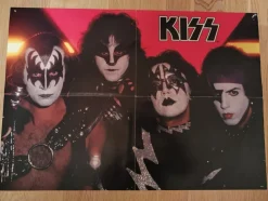 Tradera KISS poster Norwegian edition of THE ELDER LP. RARE!!| Musikplakater