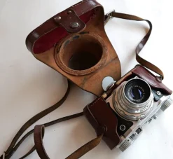 Tradera Klassisk 35mm kamera med Meritar objektiv| Fotokameraer