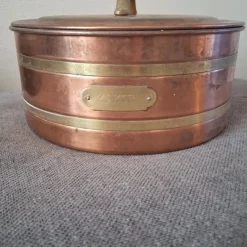 Clearance Koppar kak burk / äldre burk / förvaring Kobbergenstande