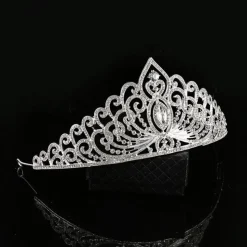Best Kristall bröllop hår krona tiara Bryllupstilbehør