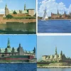 Tradera Kronborgs slott Helsingör 7vykort 1950-70tal| Nordiske Lande