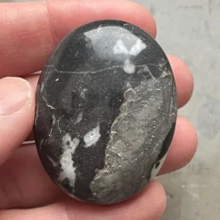 Tradera Äkta Zebra Jaspis Ädelsten Samlarobjekt, Dekorativ, Handsten, Palmstone 41g> Ædelsten