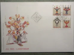 Tradera ÄLDRE FDC (1995) JUL 1995 (LJUSSTAKAR| Sverige