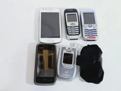 Tradera Äldre mobiltelefoner, ej testade - 5st> Mobiltelefoner