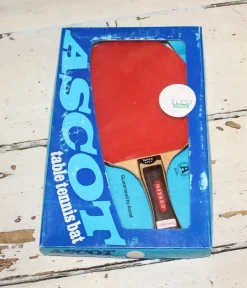Tradera ÄLDRE RACKET ASCOT MIYAKO I KARTONG.> Bordtennis