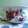 Best Äldre vit kruka med blommigt motiv Portmeirion Pottery Brugs- & Pyntegenstande