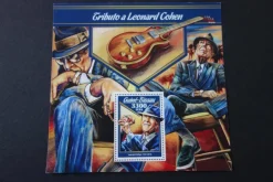 Tradera LEONARD COHEN, Postfriskt frimärksblock| Resten Af Verden