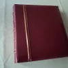 Tradera Leuchttrum Vinröd Lyx album med 50 st sidor för Brev FDC el dylikt| Tilbehør
