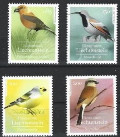 Tradera Liechtenstein 2021 Fåglar 4v| Europa