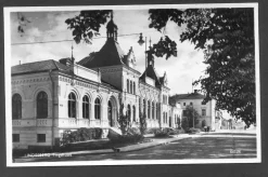 Tradera Lindesberg Tingshuset samt hotell Pressbyrån 64128 1940(50)tal| Svenske Landskaber