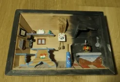 Tradera Liten tavla interiör| Andet Håndlavet