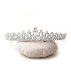Outlet Lyx kristall bröllop hår krona tiara Bryllupstilbehør