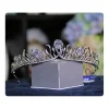 Best Sale Lyx kristall CZ bröllop hår krona tiara Bryllupstilbehør