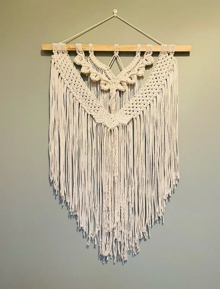 Tradera Macrame väggbonad| Dekorationer