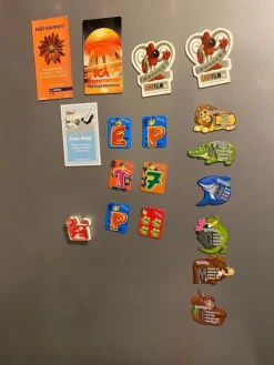 Fashion Magnetiska bokstäver och figurer Magneter