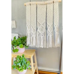 Tradera Makramé Väggbonad EUFELIA| Dekorationer