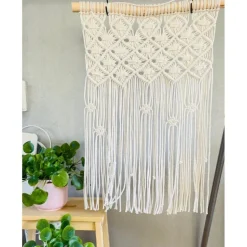 Tradera Makramé Väggbonad ROSA/ makramé inredning| Dekorationer