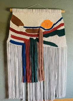 Tradera Makramé väggbonad Sunset| Dekorationer