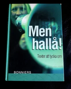 Sale Men hallå! Texter att tycka om Antologier