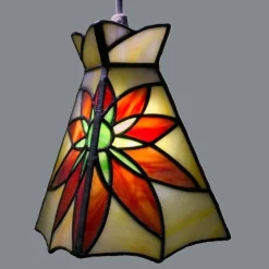 Tradera Målat Glas hängande lampa Fönsterlampa | Dekorationer