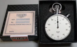 Tradera 53mm HEUER 1/100 minut kronograf/stoppur 1970-talet> Stopure