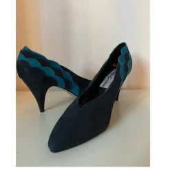 Tradera Moda Garina Klackskor i Blå, Storlek 39> Damesko