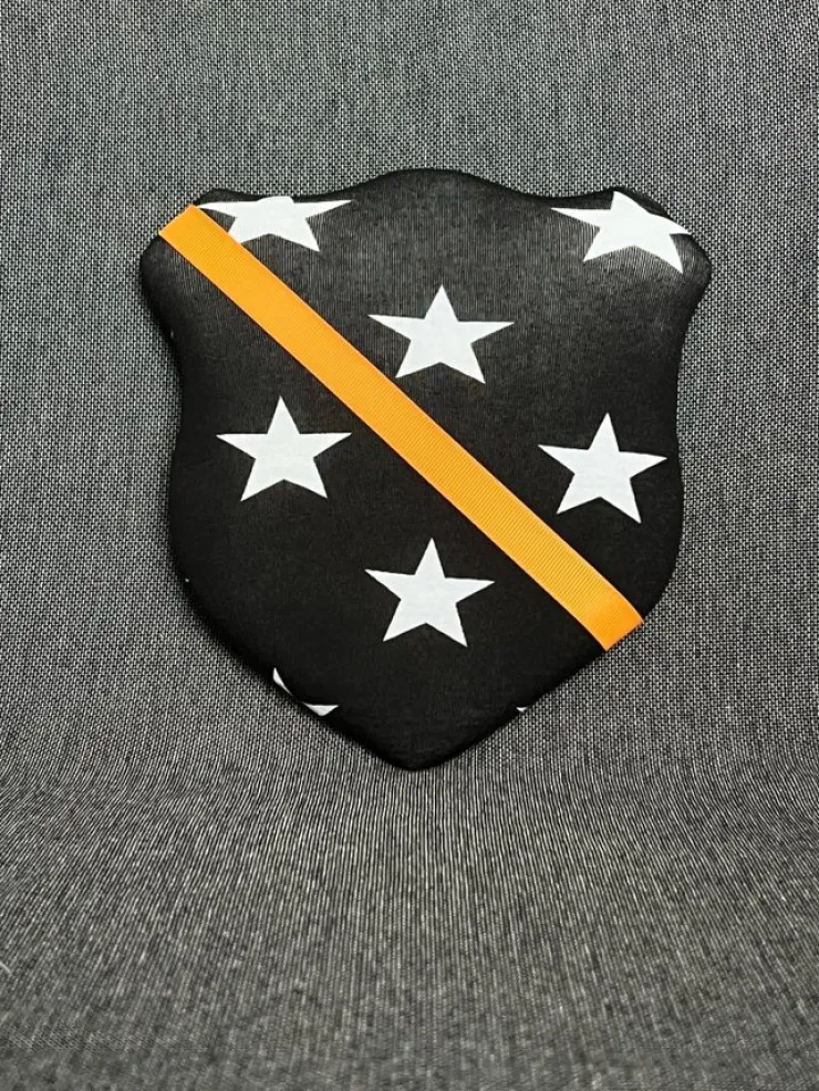 Tradera Märkestavla för simmärken/smycken svart stjärna / orange| Andet Håndlavet