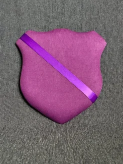 Tradera Märkestavla för simmärken/smycken violett /lila satin| Andet Håndlavet
