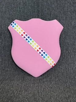 Tradera Märkestavla för simmärken/smycken mellan rosa/ vita hjärtan| Andet Håndlavet