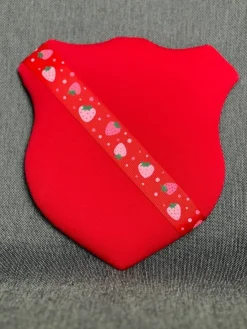 Tradera Märkestavla för simmärken/smycken röd/ jordgubb| Andet Håndlavet