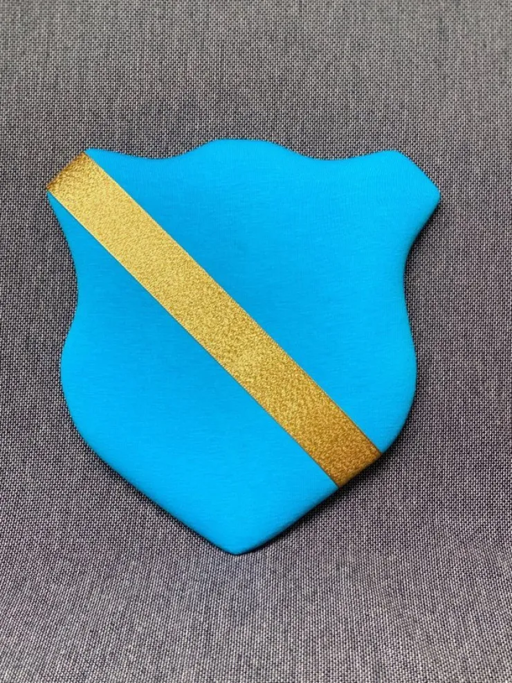 Tradera Märkestavla för simmärken/smycken turkos/guld| Andet Håndlavet