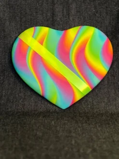 Tradera Märkestavla för simmärken/smycken Rainbow wave/klar gul| Andet Håndlavet