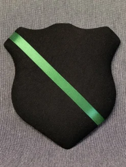 Tradera Märkestavla för simmärken/smycken svart/grön satin| Andet Håndlavet