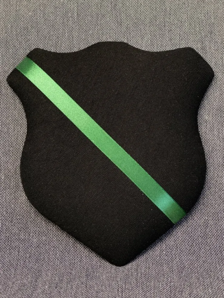 Tradera Märkestavla för simmärken/smycken svart/grön satin| Andet Håndlavet