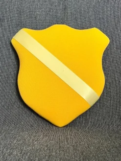 Tradera Märkestavla för simmärken/smycken gul/ solgul satin| Andet Håndlavet