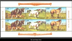 Tradera New Zealand | Hästar | Mi 906-908 | Postfriskt sammantryck | Kv 45:-| Oceanien