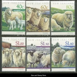 Tradera New Zealand | Mi 1150-1155 | Postfriskt | Kv 105:-| Oceanien