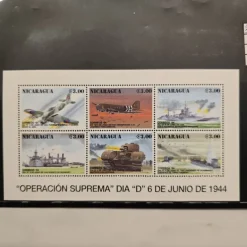 Tradera NICARAGUA 1994.II WW.Mi 3465-3470.Postfriskt| Sydamerika & Caribien
