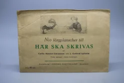 Tradera Nio färgplancher till : Här ska skrivas av Carita Hassler-Göransson - Oöppnat> Kuverter & Brevpapir