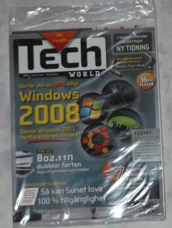 Fashion Ny Tech World Nr 10 2008 14 okt-3 nov IT dator Smarta Hemligheter Lösningar Data Computere Og Teknik