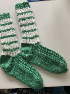 Tradera Nya hemstickade raggsockor 38/40| Tøj