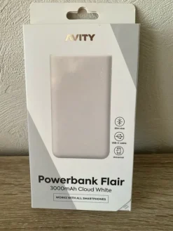 Tradera NY!Avity Powerbank Flair 3000mAh Cloud White> Mobiltilbehør