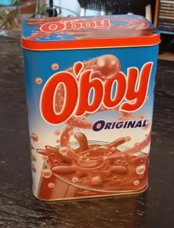Tradera OBOY plåt burk> Metalemballage