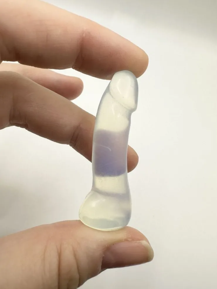Tradera Opalit Skulptur. Opalit Glas. Fallos, Penis.> Ædelsten