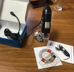 Tradera 1080P 1600X bärbar hög ljusstyrka 8-LED USB digitalt mikroskop, för mobil/dator| Mikroskop