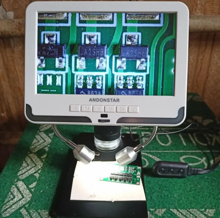 Tradera 1080P 200X digitalt svetsmikroskop, lämpligt för mobiltelefon/klocka reparation| Mikroskop