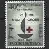 Tradera Pakistan 1963 Röda Korset 1v| Asien